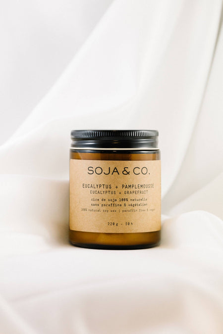 Chandelle - Eucalyptus et pamplemousse Chandelles Soja & Co. 8OZ 