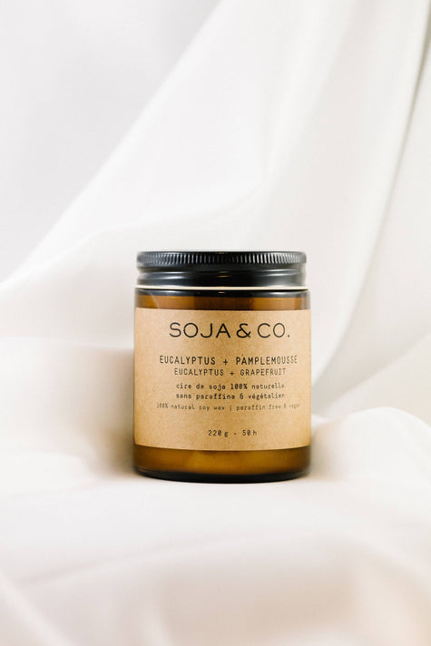 Chandelle - Eucalyptus et pamplemousse Chandelles Soja & Co. 8OZ 