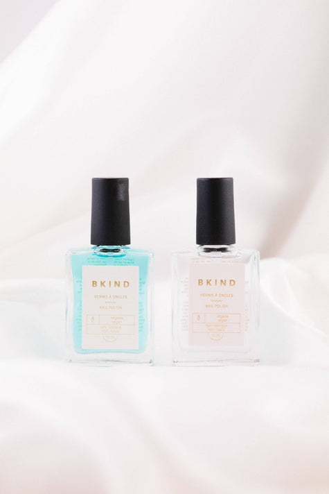 Duo de vernis à ongles - Couche de base et de finition Vernis à ongles BKIND 