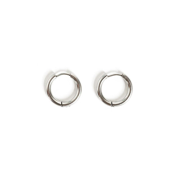 Boucles d'oreilles "Huggie" - Argent boucles d'oreilles wellDunn Argent 