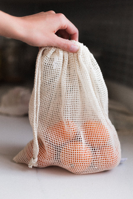 Ensemble de sacs à filet pour les fruits et légumes Sacs réutilisables Dans le sac 