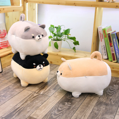 Small, Large + Giant Kawaii Corgi Dog Plush